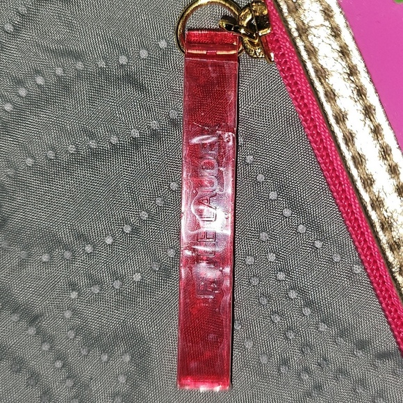 Lilly Pulitzer for Estee Lauder Floral Cosmetic Bag - Pink and Green - Picture 3 of 5